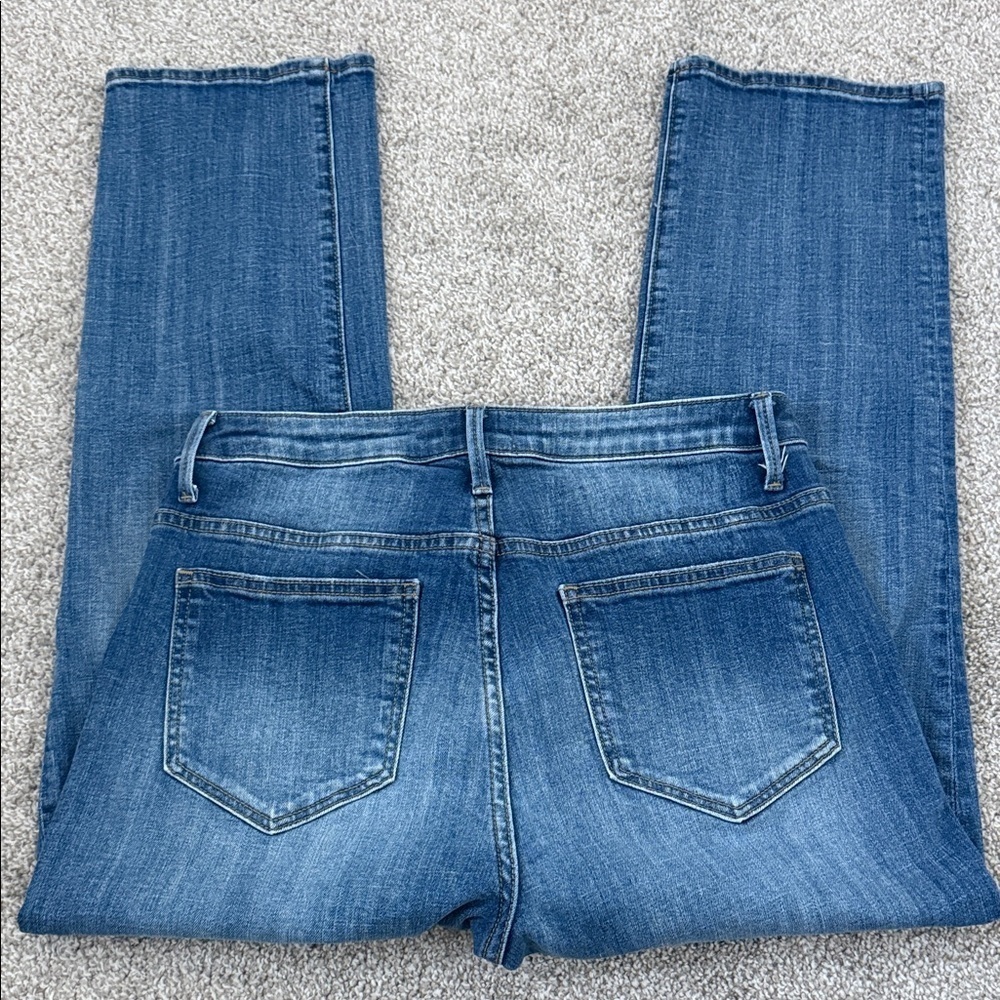 DRIFTWOOD Stella Dark Blue Straight Leg Jeans - Picture 6 of 9
